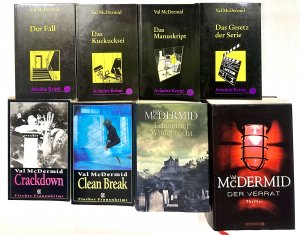 8 Bücher Kriminalromane von Val McDermid: 1. Der Fall 2. Das Kuckucksei 3. Das Manuskript 4. Das Gesetz der Serie 5. Crackdown 6. Clean Break 7. Echo […]