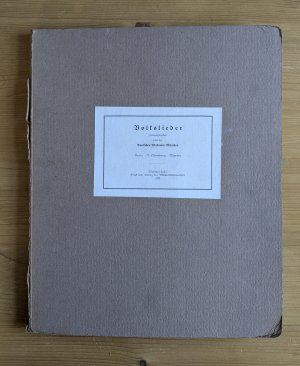 antiquarisches Buch – Anonymous – RAR! FRÜHE AUSGABE IN BRAILLE-,  BLINDEN- bzw. PUNKT-SCHRIFT: Volkslieder - Heft 35/36