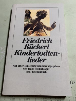 gebrauchtes Buch – Friedrich Rückert – Kindertodtenlieder