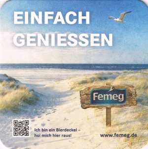 gebrauchtes Buch – Bierdeckel: Einfach geniessen von Femeg Fischbrutzler mit Rezept