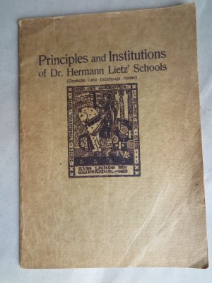 The Deutsche Land-Erziehungs-Heime - Pinciples and Institutions