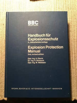 gebrauchtes Buch – Olenik, Rentzsch – Handbuch für Explosionsschutz