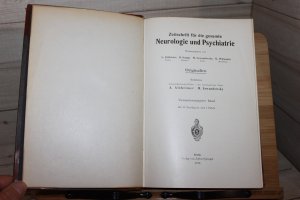 Zeitschrift für die gesamte Neurologie und Psychiatrie. Originalien. 24.Band.