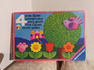 Ravensburger 4 erste spiele Vintage Retro 1974