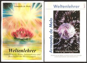 gebrauchtes Buch – Melo, Armando de – Weltenlehrer: Entstehung der Bilder, Inkarnationen und Botschaften der Meister(innen). 2 Bände.