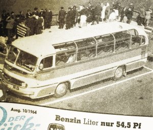 "Der Rückspiegel" 1964 Volkskraftstoff Benzin nur 54,5 Pf. !