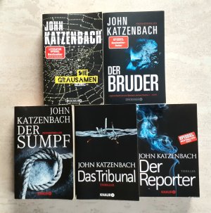 5 x John Katzenbach - Die Grausamen + Der Reporter + Der Sumpf + Das Tribunal + Der Bruder