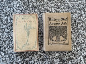 antiquarisches Buch – Hermann Hesse – Aus Indien.  Unterm Rad.   (2 Erstausgaben)