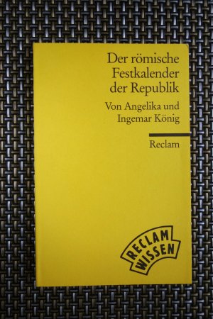 Der römische Festkalender der Republik