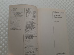 gebrauchtes Buch – Ephraim Kishon – In Sachen Kain & Abel