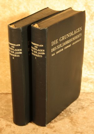 antiquarisches Buch – Houston Steward Chamberlain – Die Grundlagen des Neunzehnten Jahrhunderts. I. und II. Hälfte.  IX. Auflage, 1909