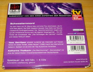 gebrauchtes Hörbuch – Tess Gerritsen – Schwesternmord (6 CDs)