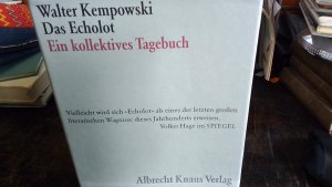 Das Echolot. Ein kollektives Tagebuch in 4 Bänden - 1.1. 1943 - 28.2. 1943 (4 Bände)