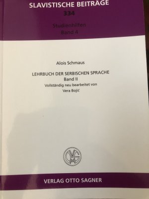 Lehrbuch der serbischen Sprache Band II