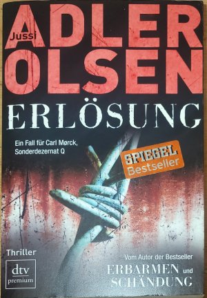 gebrauchtes Buch – Jussi Adler-Olsen – Erlösung - Der dritte Fall für Carl Mørck, Sonderdezernat Q, Thriller