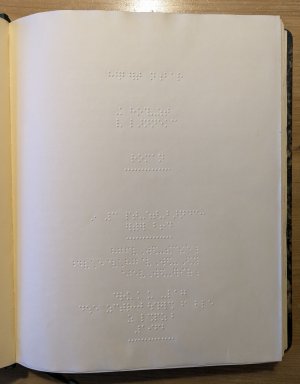 antiquarisches Buch – Herbert Nachbar – AUSGABE IN BRAILLE-,  BLINDEN- bzw. PUNKT-SCHRIFT: Die Hochzeit von Länneken - Roman - drei Bände