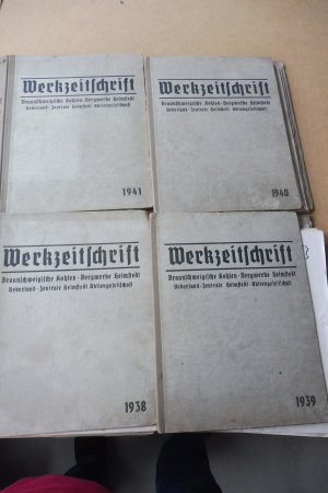 Werkzeitschrift Braunschweigische Kohlen-Bergwerke Helmstedt,Ueberland-Zentrale Helmstedt AG--1938-1943(alle erschienenen 6 Jahrgänge) Preis VB