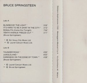 gebrauchter Tonträger – Bruce Springsteen – BRUCE SPRINGSTEEN | "Born to run" & andere | Tape MC | Compilation