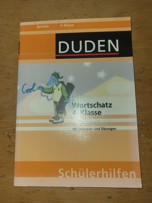 gebrauchtes Buch – Duden Wortschatz 4. Klasse