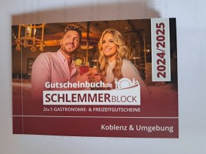 gebrauchtes Buch – Gutscheinbuch – Schlemmerblock Koblenz & Umgebung 2024 & 2025