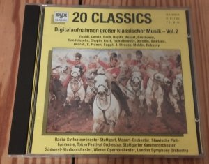 gebrauchter Tonträger – Radio-Sinfonieorchester Stuttgart, Mozart-Orchester – 20 Classics - Digitalaufnahmen großer klassischer Musik - Vol. 2