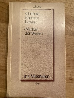 gebrauchtes Buch – Lessing, Gotthold E – Nathan der Weise