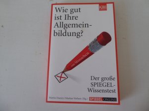 gebrauchtes Buch – Martin Doerry – Wie gut ist Ihre Allgemeinbildung? Der große Spiegel-Wissenstest. TB