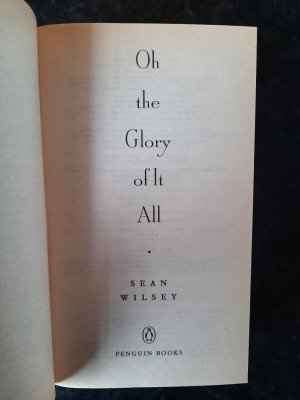 gebrauchtes Buch – Sean Wilsey – Oh the Glory of It All