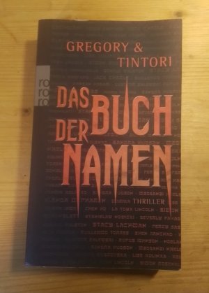 gebrauchtes Buch – Jill Gregory – Das Buch der Namen