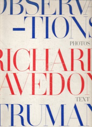 Observations. Photos von Richard Avedon. Text von Truman Capote.