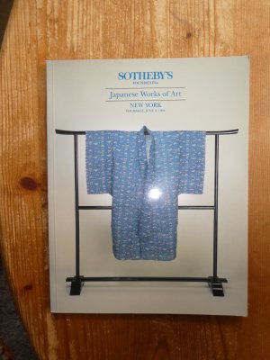 Sotheby's Japanese Works Of Art New York June 2 1994 Catalog Catalogue