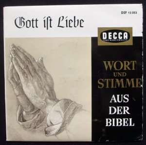 gebrauchtes Hörbuch – Paulus Johannes – Albin Skoda Gott ist Liebe (Wort und Stimme Aus der Bibel, EP, 17 cm Durchesser)