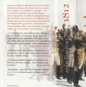 gebrauchtes Buch – Adam Zamoyski – 1812 - Napoleons Feldzug in Russland - Mit 60 (s/w)Abbildungen im Text und 24 Karten