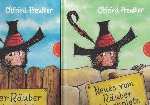 gebrauchtes Buch – Preußler, Otfried; Tripp, F.J.  – 2 Bücher Der Räuber Hotzenplotz  + Neues vom Räuber Hotzenplotz. Vierfarbig-coloriert