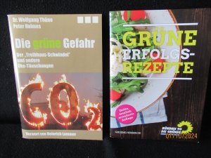 gebrauchtes Buch – Thüne / Helmes ----- Bündnis 90/ Die Grünen – Die grüne Gefahr  ------- Grüne Erfolgsrezepte