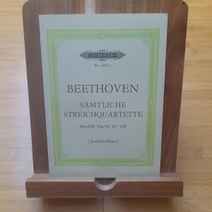 gebrauchtes Buch – Beethoven, Ludwig van – Sämtliche Streichquartette - Band III: Opus 95, 127, 130