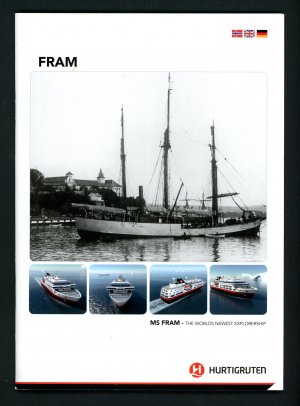 Geschichte des Expeditionsschiff Fram (alt) Hurtigrouten Frammuseum Oslo 2007