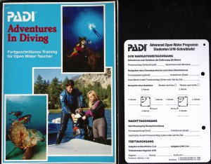 PADI Adventures in Diving. Fortgeschrittenes Training für Open Water Taucher.