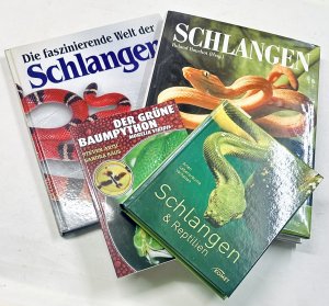 4 x Bücher / Heft Schlangen & Reptilien Baumpython