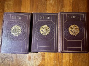 antiquarisches Buch – Heinrich Heine – Heines Werke in zehn Bänden, 1 - 3, 4 - 6, 7 - 10 zusammengebunden