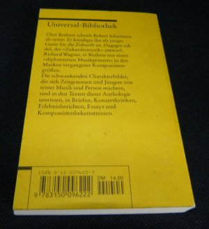 Über Brahms / Von Musikern, Dichtern und Liebhabern / Eine Anthologie, mit 16 Abbildungen