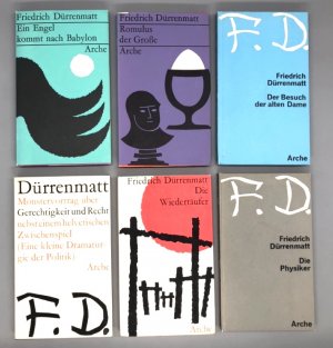 Dürrenmatt-Konvolut: 6 frühe Ausgaben aus dem Arche-Verlag 1965 bis 1969: Der Besuch der alten Dame (9. Aufl., 1965), Die Physiker (55.-65. Tsd., 1965 […]