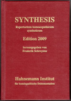 Synthesis - repertorium homoeopathicum syntheticum, Edition 2009