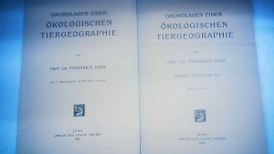 Grundlagen einer ökologischen Tiergeographie. 1921 und 1923