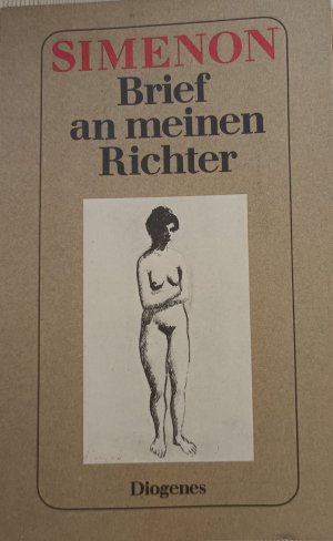 gebrauchtes Buch – Georges Simenon – Brief an meinen Richter - Roman