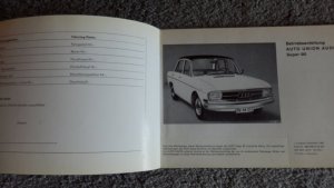 antiquarisches Buch – Auto Union – Audi 90 AUDI Super 90 - Betriebsanleitung 1966