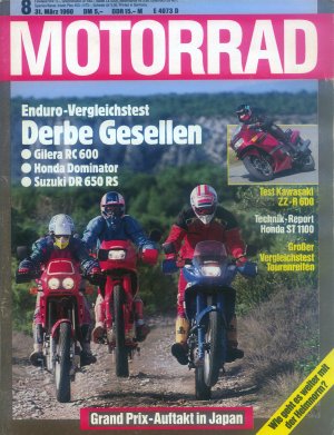 Bildtext: Motorrad 1990 Heft 8 März 1990 von Autorenkollektiv