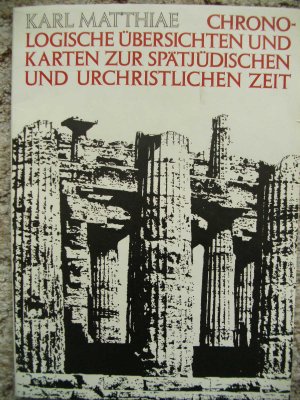 Übersichten und Karten zur spätjüdischen und urchristlichen Zeit