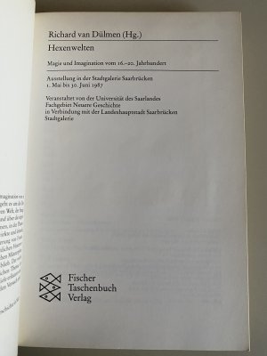 gebrauchtes Buch – Richard van Dülmen – Hexenwelten - Magie und Imagination vom 16. bis 20. Jahrhundert