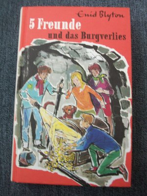 gebrauchtes Buch – Enid Blyton – 5 Freunde und das Burgverlies - Hennecke-Illustrationen  - Rote Ausgabe